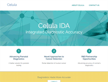 Tablet Screenshot of celula-inc.com